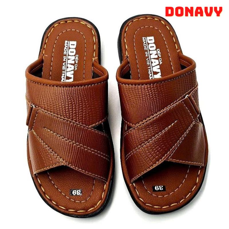  Xả Xả Xả Dép Da Nam Donavy Cao Cấp D.OG 