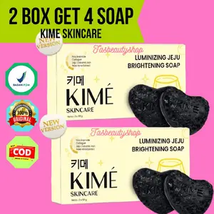 [FREE JARING] KIME LUMINIZING JEJU BRIGHTENING SOAP – Sabun Batang Pemutih Badan dan Wajah dengan Volcanic Ash Pencerah Kaki ijo sabun kerang