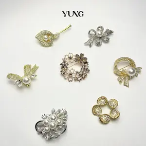 BROS/ BROOCH/ BROS WANITA/ BROS BLAZER/ BROS PEARL