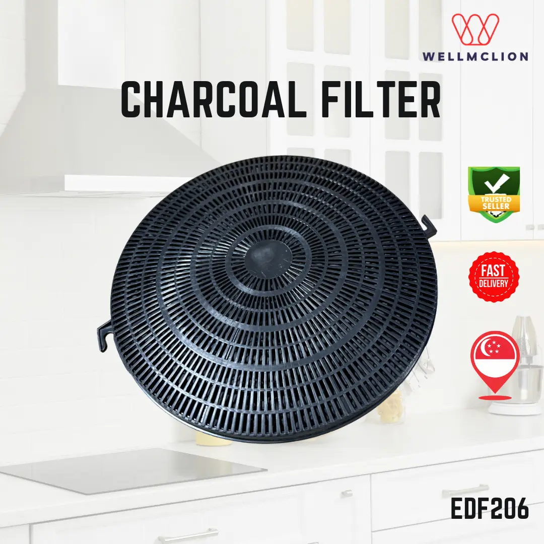 Charcoal Filter Replacement for Cooking Hood - EDF-206 - High Quality Carbon Filter for Odour Removal