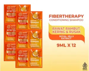 Shampo Makarizo Sachet ROYAL JELLY (1RENCENG ISI 12SACHET) 9mLx12 Untuk Rambut Kering & Rusak