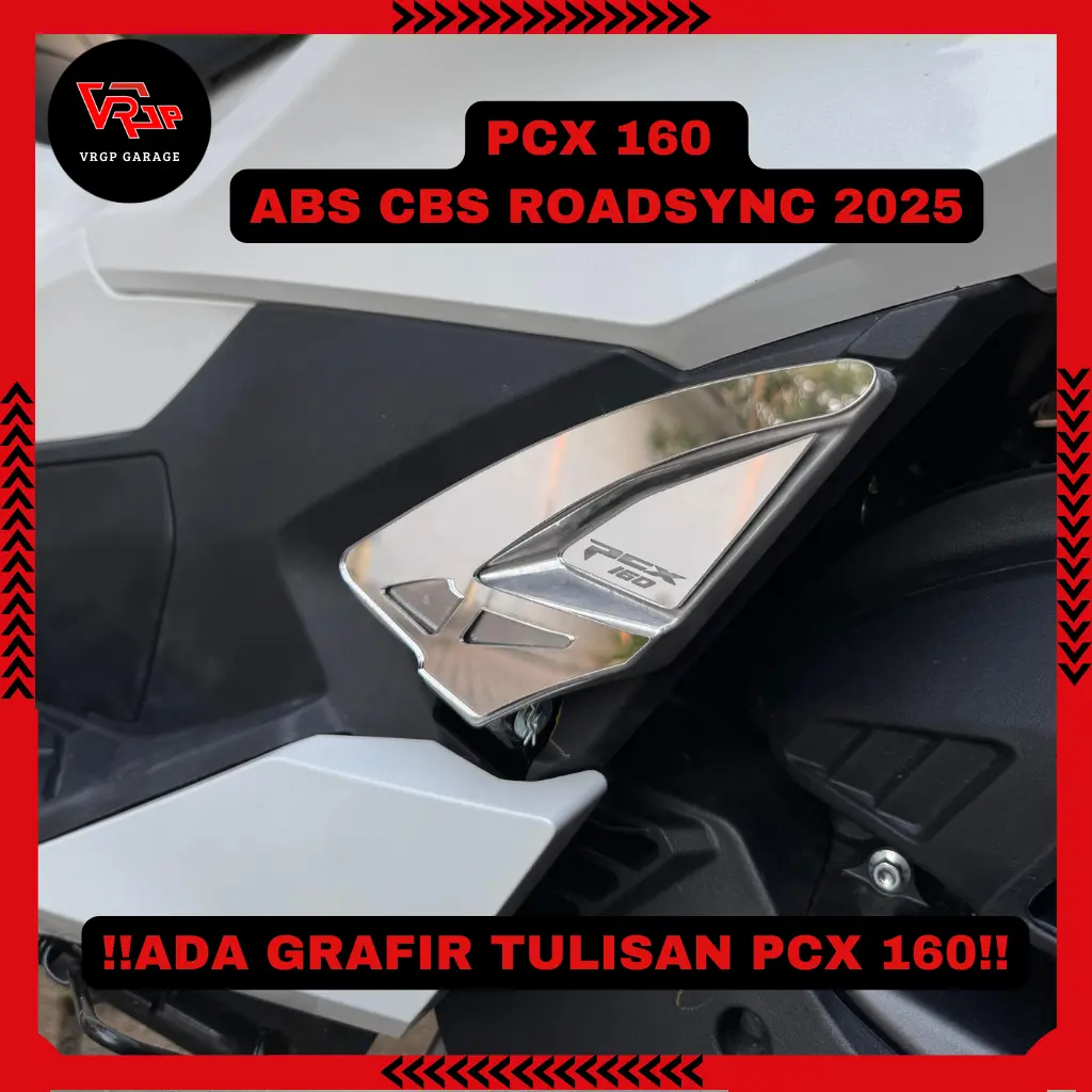 VRGP Garnis Pijakan Kaki PCX 160 2025 - 2026ABS CBS RoadSync/Garnish FootStep PCX 160