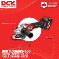 Gambar DCK KDSM03-100 Cordless Brushless Angle Grinder 4" / Mesin Gerinda Tangan Baterai / Gerinda 4 inch - UNIT ONLY dari Drill&Co Kota Administrasi Jakarta Barat 4 Tokopedia