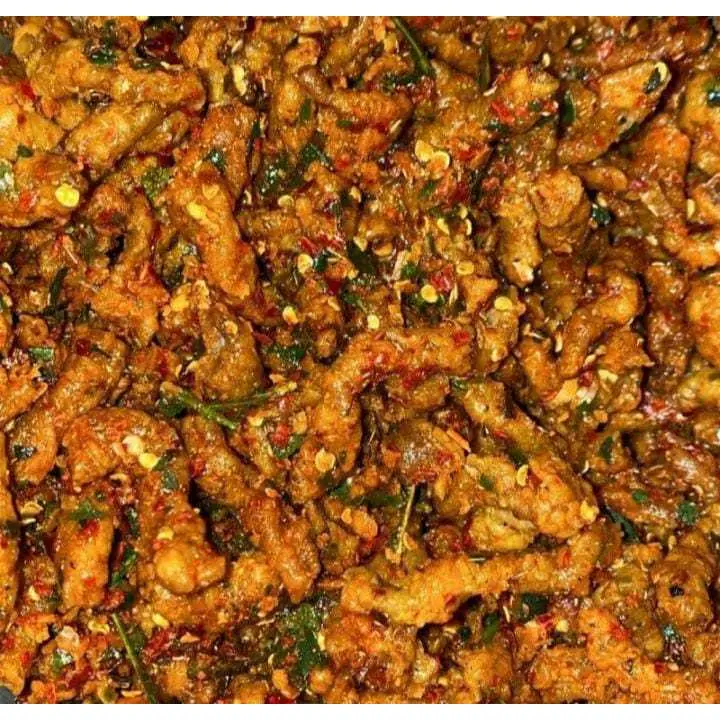 USUS PEDAS DAUN JERUK ISI 100GRAM ENAK CEMILAN SEHAT 2