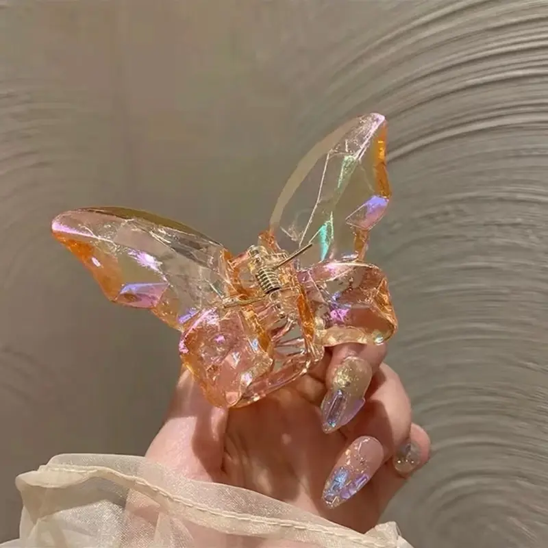 ￼JEPITAN RAMBUT KUPU KUPU JUMBO MODEL GLOSSY CRYSTAL / JEDAI SALON KOREAN BUTTERFLY 2