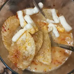 Cireng ayam MINI KUAH KEJU isi 8pcs enak pedes creamy