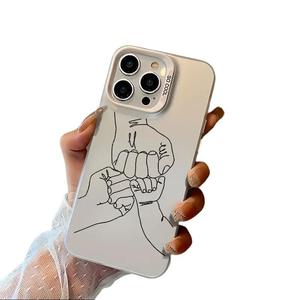 ครอบครัวสามคนเข้ากันได้กับเคส iPhone16 พรีเมี่ยม Sense iPhone15 ใหม่ iPhone14 ป้องกันการตก 13/12 สีเงินความคิดสร้างสรรค์ 11 / XSMax การ์ตูน XR / XS / 8Plus ‌สำหรับผู้ชายและผู้หญิง