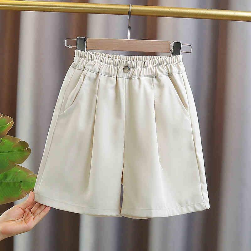 Quần Đùi Lụa Lạnh Cho Trẻ Em, Cho Bé Gái, Thích Hợp Cho Mùa Hè, Phong Cách Hàn Quốc, Hợp Xu hướng, Thích Hợp Cho Bé Gái 6 Tuổi, 8 Tuổi Và 10 Tuổi, Ngọt Ngào Và Dễ Thương, Quần Đùi Mỏng, Có Cỡ 120-170 1