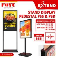 Gambar Extend Stand display banner poster Menu Dua Sisi 50x70cm 60x80cm 65x90cm PSS PSD Series - PSS-5070B dari Foyu Photo Kota Administrasi Jakarta Selatan 1 Tokopedia