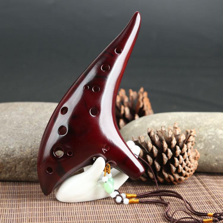 Product Introduction of 1pc,12-hole ocarina middle C key AC Straw smoked flute music school teaching ocarina 12 holes, ancient smoked texture simple exquisi 17