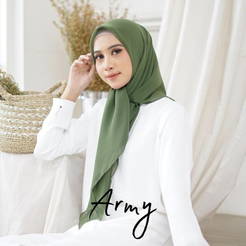 BELLASQUARE - HIJAB SEGIEMPAT - KERUDUNG BELLA SQUARE - HIJAB PERSEGI - 60 WARNA PILIHAN Muslim 3