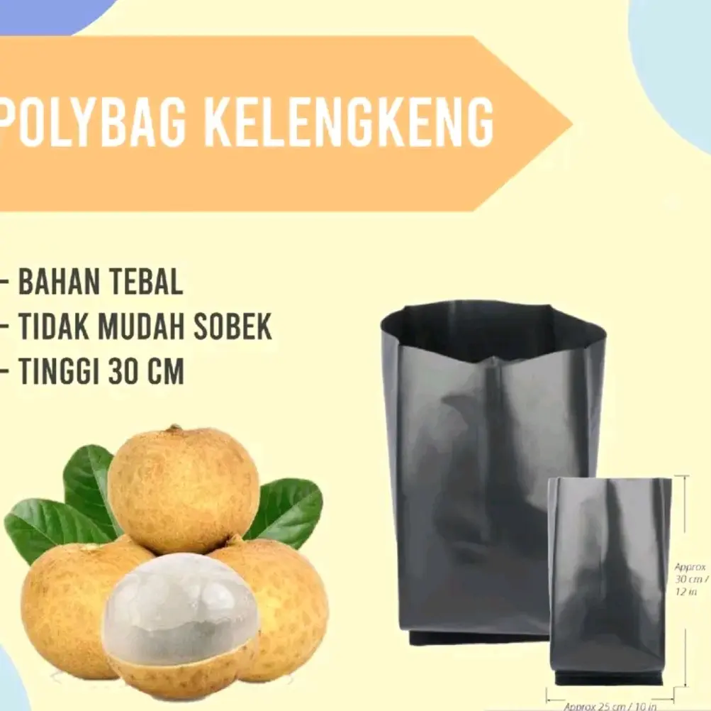 POLYBAG / POT PLASTIK HITAM KLENGKENG