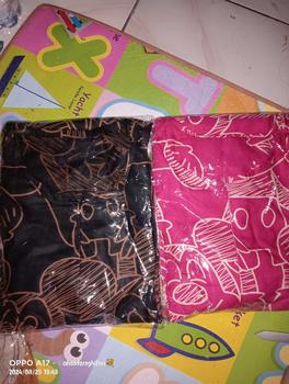 Product Review of Setelan Pendek Mickey Rayon Crinkle from M**🧃 0