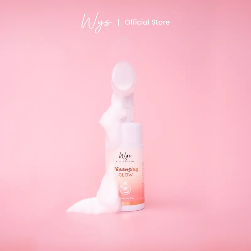 CLEANSING GLOW (facial wash cleanser) | WYS WELL YOU SKIN Ceramide Membersihkan Niacinamide Muka Berminyak Extract 3