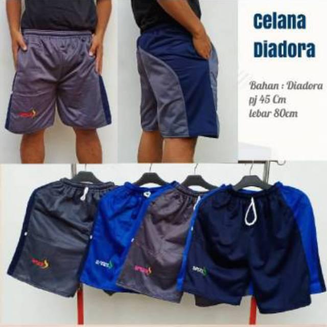 Celana Pendek Olahraga Bahan Diadoraa Tebal 3
