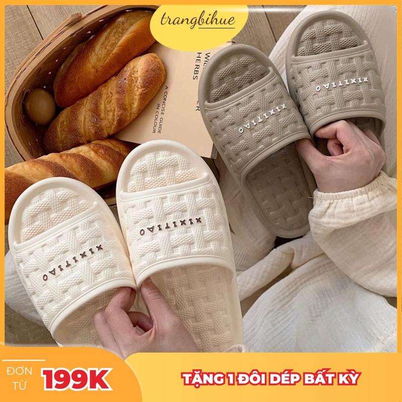 Dép nữ xixitiao mềm nhẹ giá rẻ, dép đi trong nhà phong cách dễ thương mẫu mới  TRANGBIHUE DéP Slipper