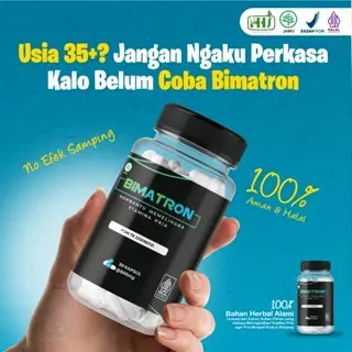 Bimatron Supplement Bpom Halal Isi 30 Kapsul Original 0