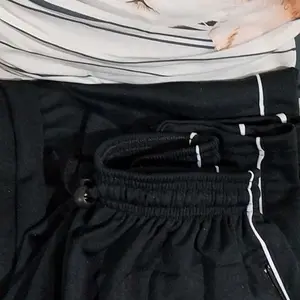 Celana Training Trackpants Panjang Lotto Uniqcloth Hitam List Garis 2 Pria Wanita Unisex Casual Dewasa