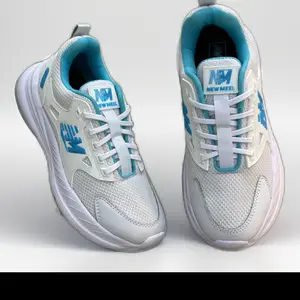 NEW MEEL - Sepatu Sneakers Running Kasual Formal Santai Pria Wanita Empuk Ringan New Meel Oficial Sepatu Putih Lisa tosca