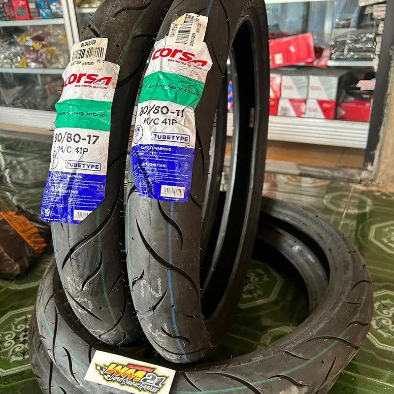 ￼Ban donat Corsa termnator tipe medium compoun ring 17  70/90  80/80  90/80  80/90 tubetype(non tubles) 1