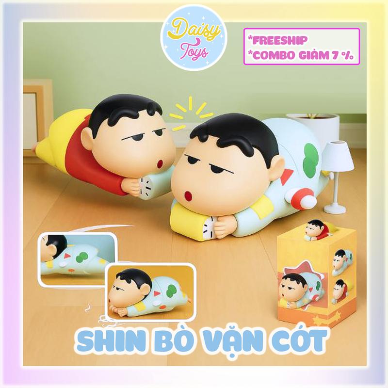 [SHIN BÒ VẶN CÓT DI CHUYỂN] - [FULL BOX] - Đồ Chơi Shin Cậu Bé Bút Chì Nằm Bò Ủn Mông Siêu Đáng yêu cho các bé