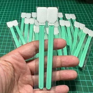 Foam Swab Versi TCG Isi 2 Buah Lint-Free Cleaning Tool untuk Kartu TCG Pokémon / Pokemon / YGO, Aman untuk Holofoil Sensitif, AR, dan Kartu Vintage Kolektor