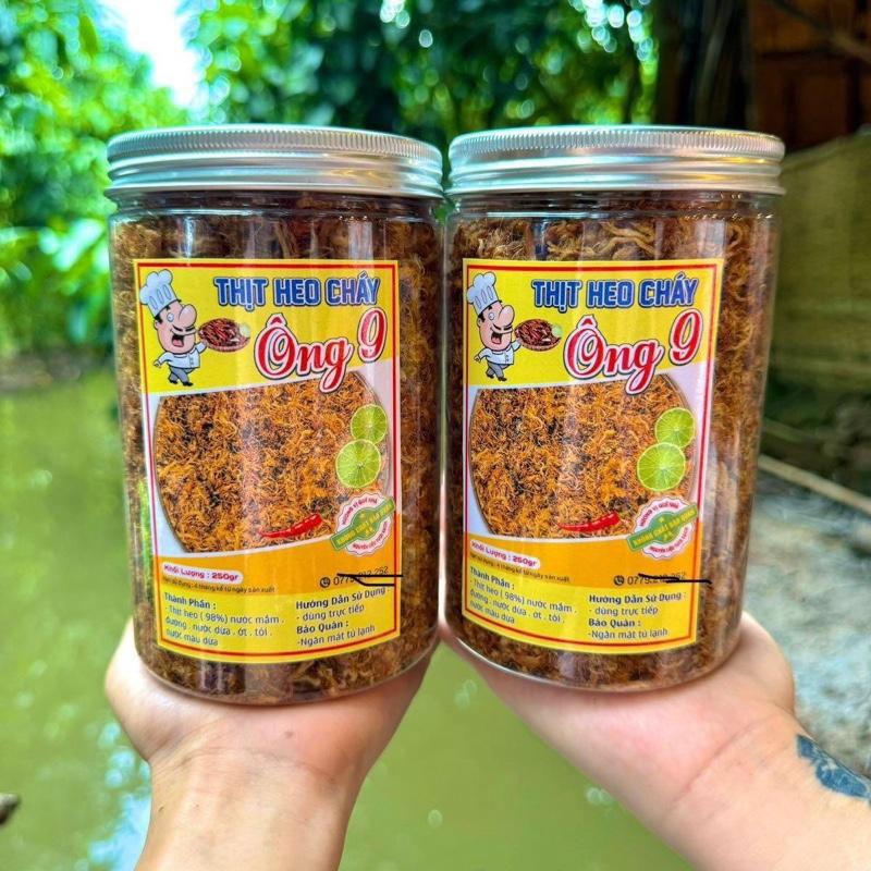 Thịt Heo Cháy Nhà Làm Ông 9 - Hương Vị Miền Tây Không Chất Bảo Quản 98% Thịt Heo Đường Nước Dừa Và Nước Mắm An Toàn Cho Sức Khỏe