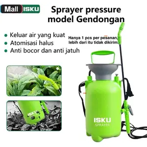 ISKU Pressure Sprayer Multi Fungsi 5L Alat Semprot Tanaman 5 Liter Model Gendongan Keluar Air Kuat Atomisasi Halus Anti Bocor