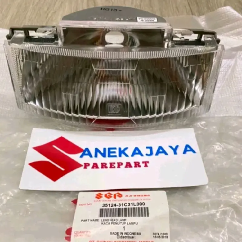 Set Lampu Depan Reflektor Suzuki Satria 2 Tak Lumba Tornado Shogun Kebo Asli SGP - Motorcycle 0