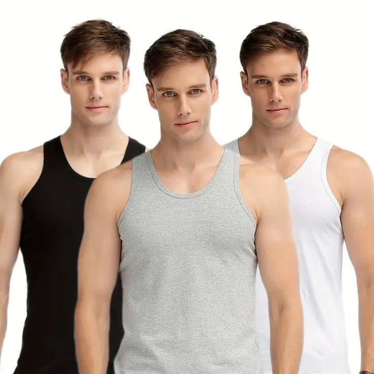 PROMO!!! PAKET BELI 6 PCS + FREE 1 PCS KAOS SINGLET PRIA DEWASA PAKAIAN DALAM PRIA POLOS MODEL SLIM xxl warna hitamn Katun