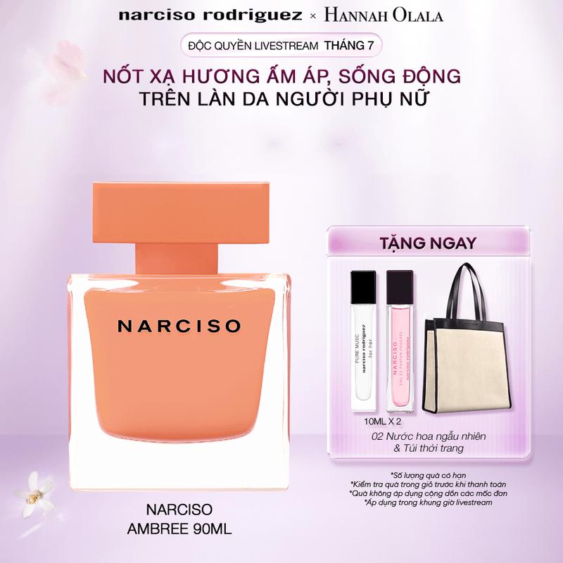 NARCISO x HANNAH - Nước Hoa nữ Narciso Rodriguez Narciso Eau De Parfum Ambrée 90ml