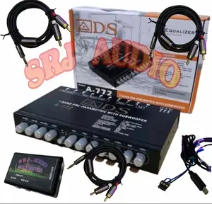 PAKET lengkap PARAMETRIX EQUALIZER + Subwoofer +converter audio +kabel ke soundcard Bass Mixer Amplifier