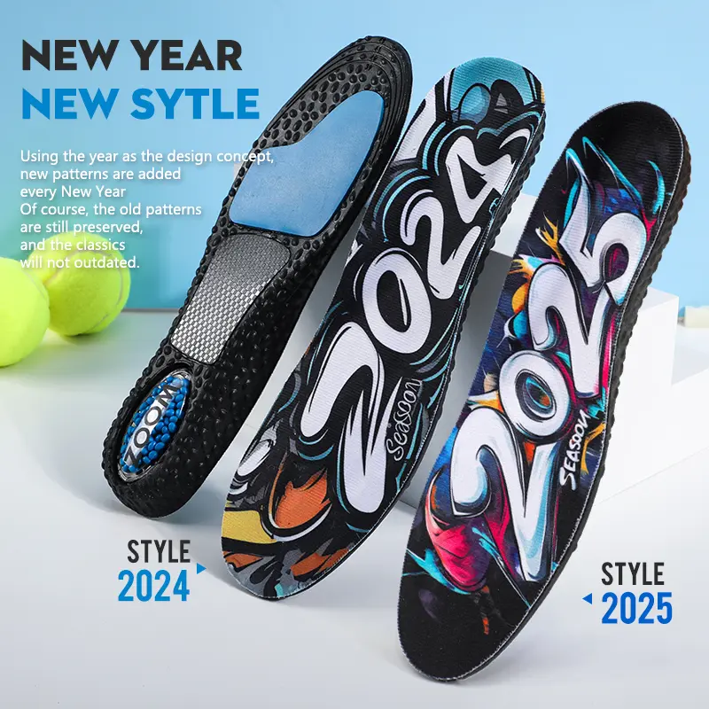 Insoles Kasut Sukan, Kusyen Udara, Sisipan Gentian Karbon, Pad Bola Keranjang Elastik, Kaki Anti-belitan, Lembut