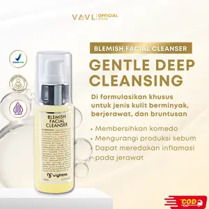 VAVL BLEMISH FACIAL CLEANSER - Membersihkan Kotoran Muka