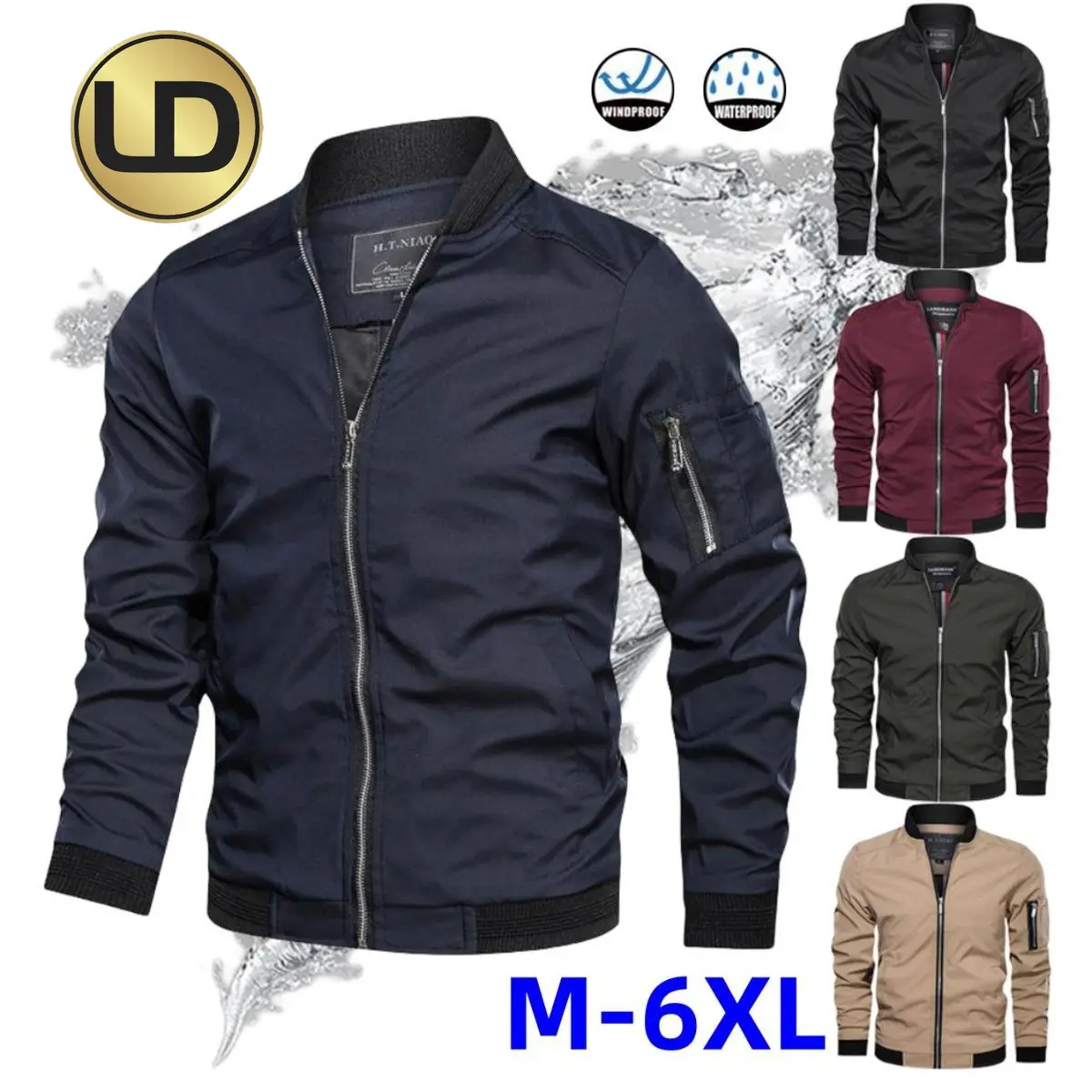 【Fast Delivery】Men's Jacket 99% Waterproof Kalis Air Male, Shark Skin Jacket Motorcycle, Jacket Kalis AirMale, Jacket Motorcycle Male