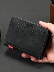 メンズ用新作多機能ファッションジッパー短財布、大容量コインケース、カードホルダー、男性への完璧なギフト