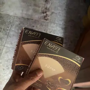 V60 Coffee Filter Paper 01 Kertas Filter Saringan Kopi V60 40 Pcs Putih Coklat 40 Lembar