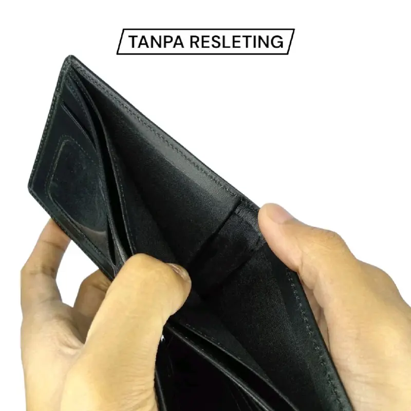Dompet lipat pria kulit sapi asli Kartu Uang 5