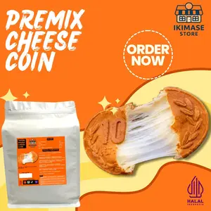 Tepung Premix Cheese Coin Kue Koin Waffle Ukuran 1Kg