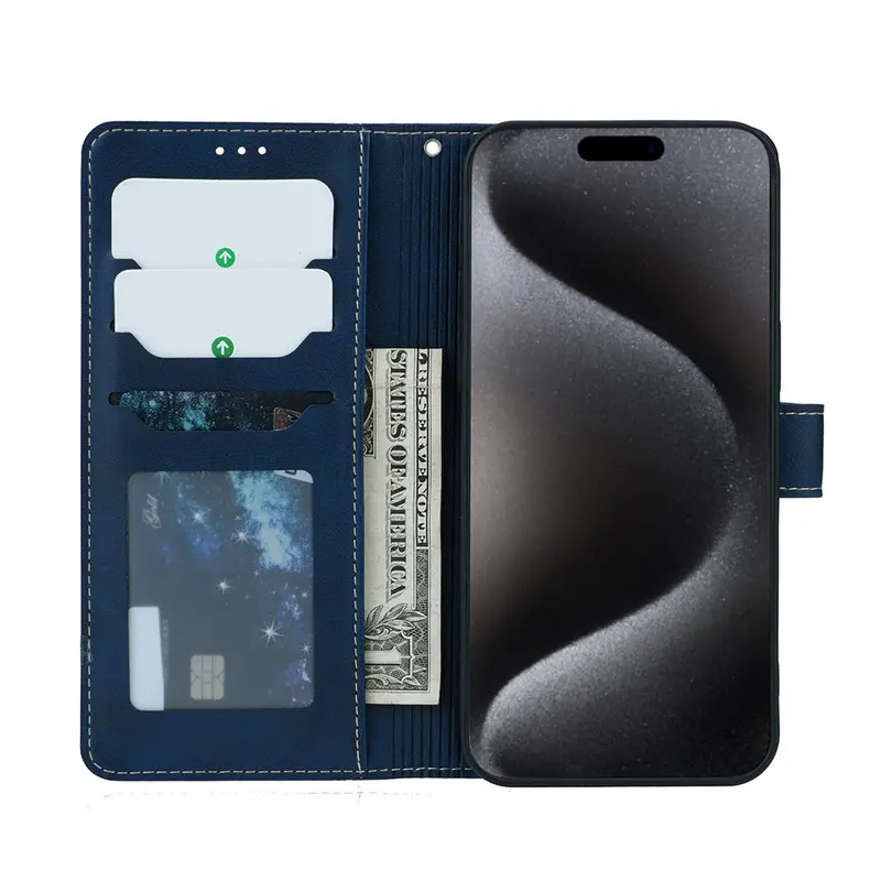 Casing Sharp Aquos V6 / V6 Plus Flip PU Dompet Keranjang Slot Siaga Menutupi Kasus Ponsel 1