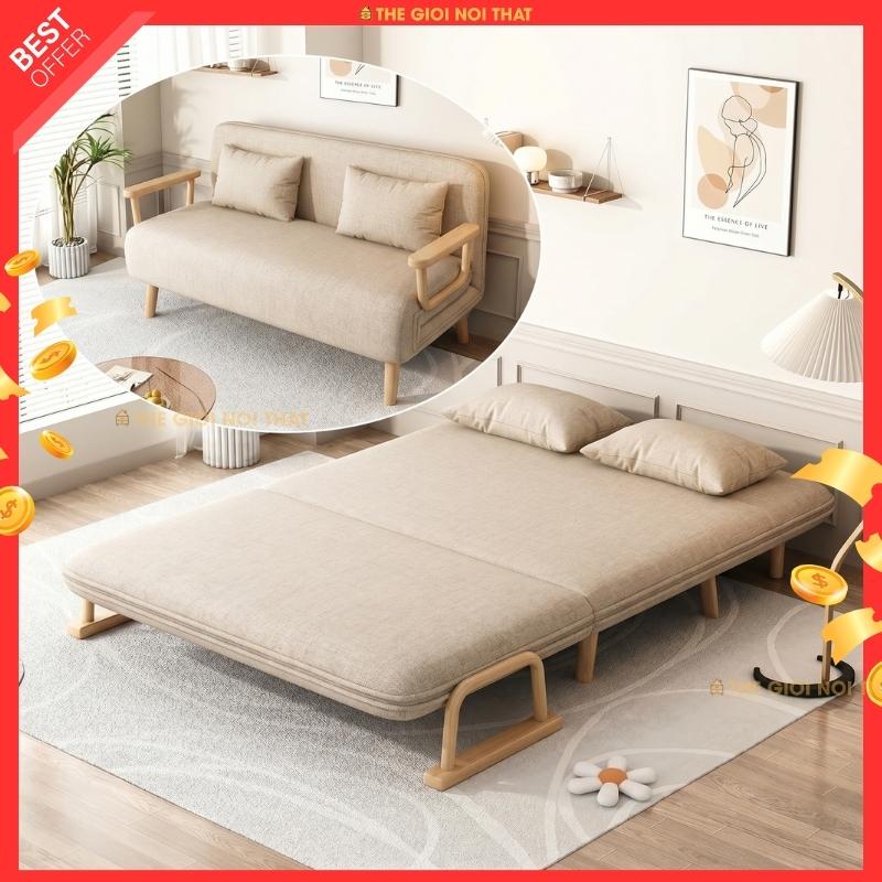 Ghế Sofa Giường Gấp Gọn - Sofa Bed Ghế Gập có đệm khóa dễ vệ sinh