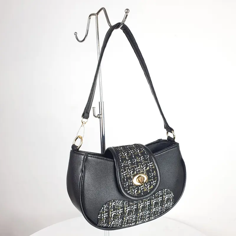 [Beli Lokal] Tas selempang dan bahu wanita DAIRA - Tas Fashion wanita terbaru - Slingbag wanita Kanvas Kulit 1