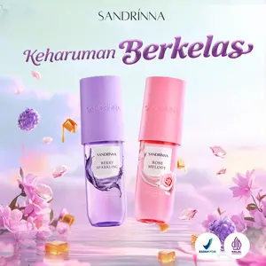 [BUNDLING 2] Sandrinna Berry Sparkling & Rose Melody Parfum 90ml - Keharuman Fruity Lavender White Flowers Amber Sandalwood Vanilla Rose Melody Romantis Lembut Anggun | Halal BPOM