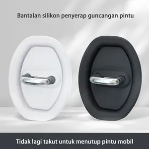 【COD】4pcs Bantalan penyerap guncangan kait pintu mobil/Peredam Pintu Mobil/karet peredam pintu mobil/kedap pintu mobil/bantalan pintu mobil/aksesori pelindung anti karat Car