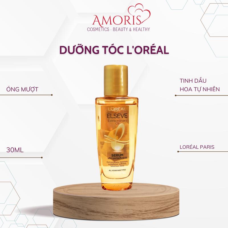 30ML Dầu Dưỡng Tóc Loreal Paris Elseve Extraordinary Oil Chiết Xuất Từ Tinh Dầu Hoa Tự Nhiên