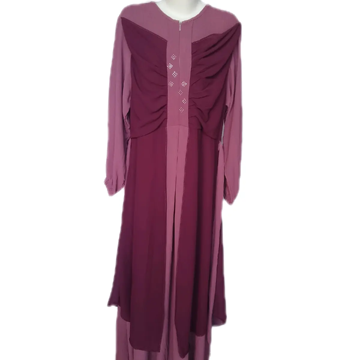 dress kondangan,hijab wanita dewasa, Muslim Pasangan, Lebaran , Pesta, Polos