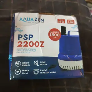 AQUAZEN Pompa Celup Aquarium AQUAZEN AZ - PSP - 2200Z 15 W Submersible Pump Ketinggian 1.8 M