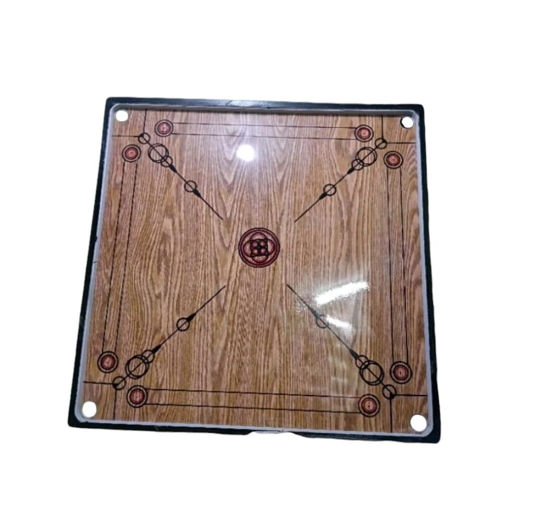 Meja Karambol 95Cm X 95Cm bonus biji dan kristal Games Board