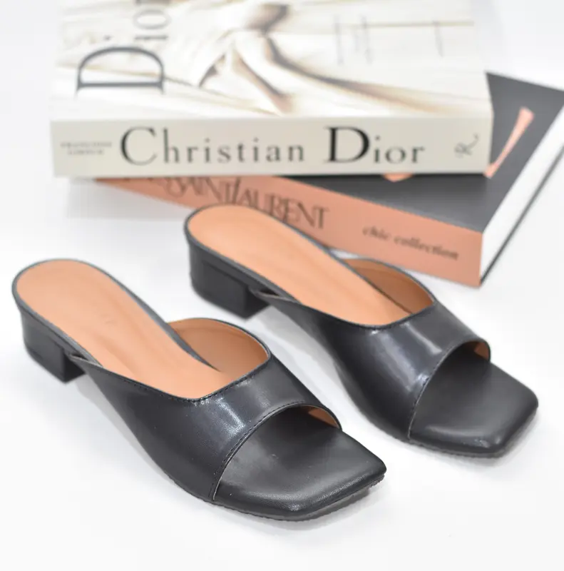 Sandal heels wanita / sandal trendy wanita tinggi 3cm/ Kf 001 Shoes selop  wanita Sendal 1