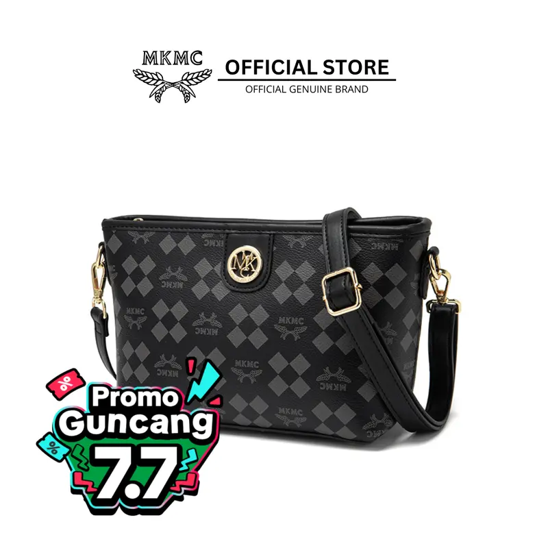 [SPECIAL LIVE] MKMC Vanessa Bag Selempang Multifungsi Aesthetic Slingbag Kerja Tas Wanita Makeup Kondangan Resleting Crossbody Bag Kekinian 1